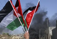 Centro Histórico solidário à Palestina