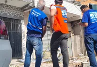 Codesal e Sedur vistoriam partes ameaçadas após desabamento com 3 mortes