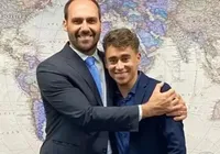 Direita rachou? Eduardo acusa Nikolas de querer se livrar de Bolsonaro imagem