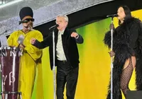 Dua Lipa surpreende e manda recado para Caetano e Brown após show