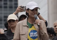 Em ato da anistia, Michelle defende Israel: "Não vamos desistir" imagem