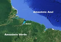 Encontro da Amazônia Verde com a Amazônia Azul