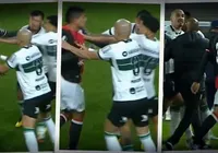 Ex-Bahia é demitido após agredir Zeca em jogo da Série B; entenda imagem