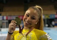 Flávia Saraiva conquista topo do pódio na Copa do Mundo de Ginástica