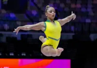 Flávia Saraiva lidera Brasil no Mundial de ginástica; Rebeca fora imagem