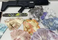 Homem morre em confronto com a PM e submetralhadora 9 mm é apreendida