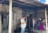 Incêndio após vazamento de gás deixa idosa ferida no interior da Bahia