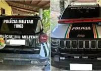 Inusitado: homem é preso com viatura da PM falsificada