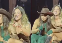 Lauana Prado viraliza após “crise de ciúmes” com a noiva em show
