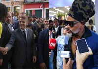 Macron tem o molho? Carlinhos Brown elogia o presidente francês