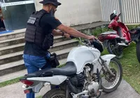 Motocicleta utilizada para praticar crimes na Bahia é recuperada imagem