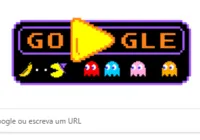 Pac-Man: entenda o motivo de jogo retrô estar na capa do Google imagem