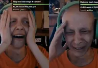 Streamer com câncer raro se desespera ao perder dinheiro do tratamento
