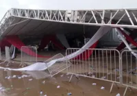 Temporal derruba estrutura e deixa várias vítimas em festa imagem