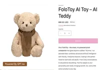 Urso de pelúcia tem venda suspensa após dar conselhos sexuais imagem