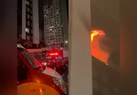 Vídeo: incêndio atinge condomínio em bairro nobre de Salvador