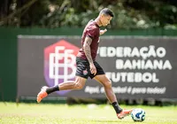 Xerife do Vitória treina e deve estar à disposição para o Ba-Vi imagem