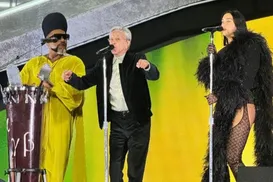 Dua Lipa surpreende e manda recado para Caetano e Brown após show - Imagem