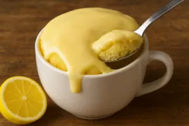 Fácil e fofinho: aprenda o bolo de limão que fica pronto em 3 min - Imagem