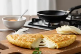 Pastel de frigideira em 3 minutos é opção para dias preguiçosos - Imagem