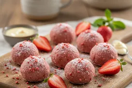Prática e deliciosa: aprenda fazer brigadeiro de morango sem fogão - Imagem