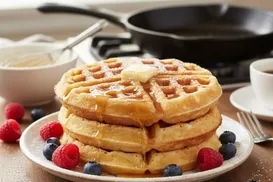 Pronto em 8 minutos: aprenda fazer waffle de hotel na frigideira - Imagem