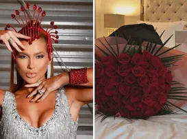 Virginia é recebida com rosas em Madrid após término com Vini Jr. - Imagem