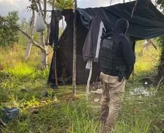Acampamento usado por traficantes é destruído no interior da Bahia