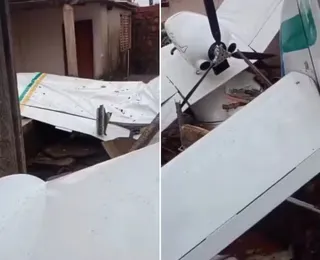 Aeronave de pequeno porte cai em bairro de Goiânia e destrói casa