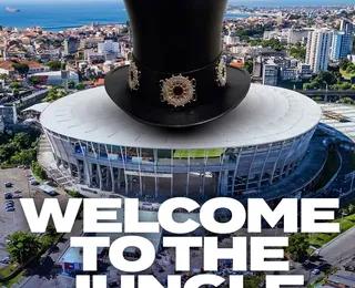 Arena Fonte Nova celebra anúncio de show do Guns N’ Roses em Salvador