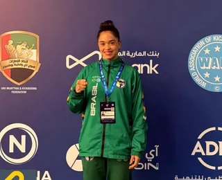 Atleta baiana disputa título mundial de Kickboxing em Abu Dhabi