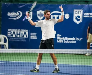 Baiano Natan Rodrigues estreia com vitória no ITF M25 Salvador de Tênis