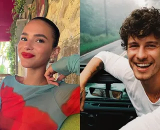 Bruna Marquezine e Shawn Mendes aparecem juntos em show e agitam web
