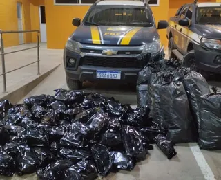 Carro com mais de 100 kg de maconha é interceptado pela PRF na Bahia