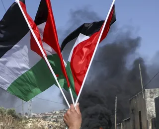 Centro Histórico solidário à Palestina - Imagem