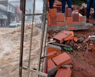 Cidade da Bahia entra em situação de emergência após temporal