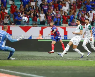 Com golaço de Ademir, Bahia vence o Palmeiras na Arena Fonte Nova