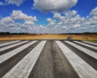 Com investimento milionário, Feira moderniza aeroporto e amplia pista