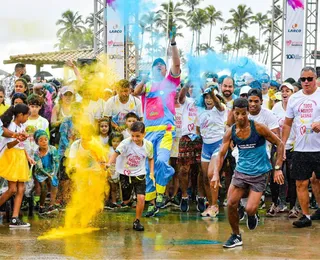 Corrida colorida faz de Salvador um verdadeiro carnaval fora de época