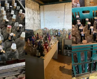 Depósito clandestino com 20 mil garrafas de bebidas é desarticulado