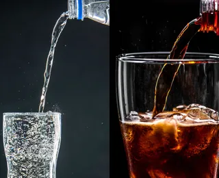 Diferença entre água com gás e refrigerante vai te surpreender