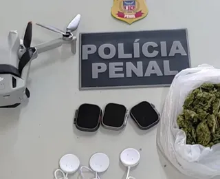 Drone com drogas e smartwatches é apreendido em presídio de Salvador