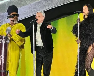 Dua Lipa surpreende e manda recado para Caetano e Brown após show