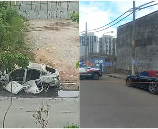 Dupla tenta roubar Porsche, é atingida por Mercedes e um morre queimado