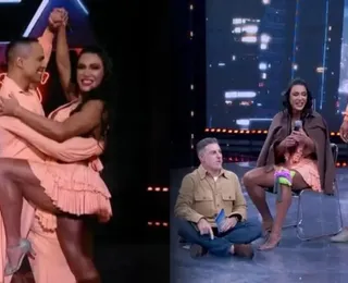 É grave? Gracyanne Barbosa se machuca durante Dança dos Famosos