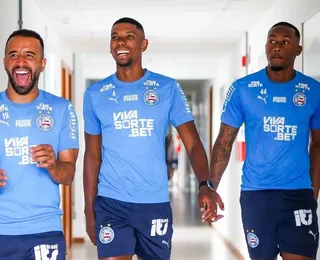 Ele voltou! Caio Alexandre treina e viaja com o elenco do Bahia