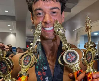Filho de Xanddy e Carla Perez vence campeonato de fisiculturismo