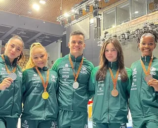 Ginastas brasileiros encerram competição na Hungria com cinco pódios