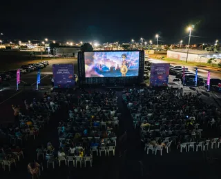 Gratuito! Cinema inflável transforma Lauro de Freitas em sala gigante - Imagem