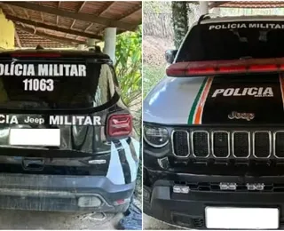 Inusitado: homem é preso com viatura da PM falsificada